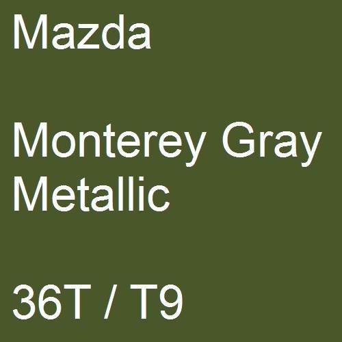 Mazda, Monterey Gray Metallic, 36T / T9.